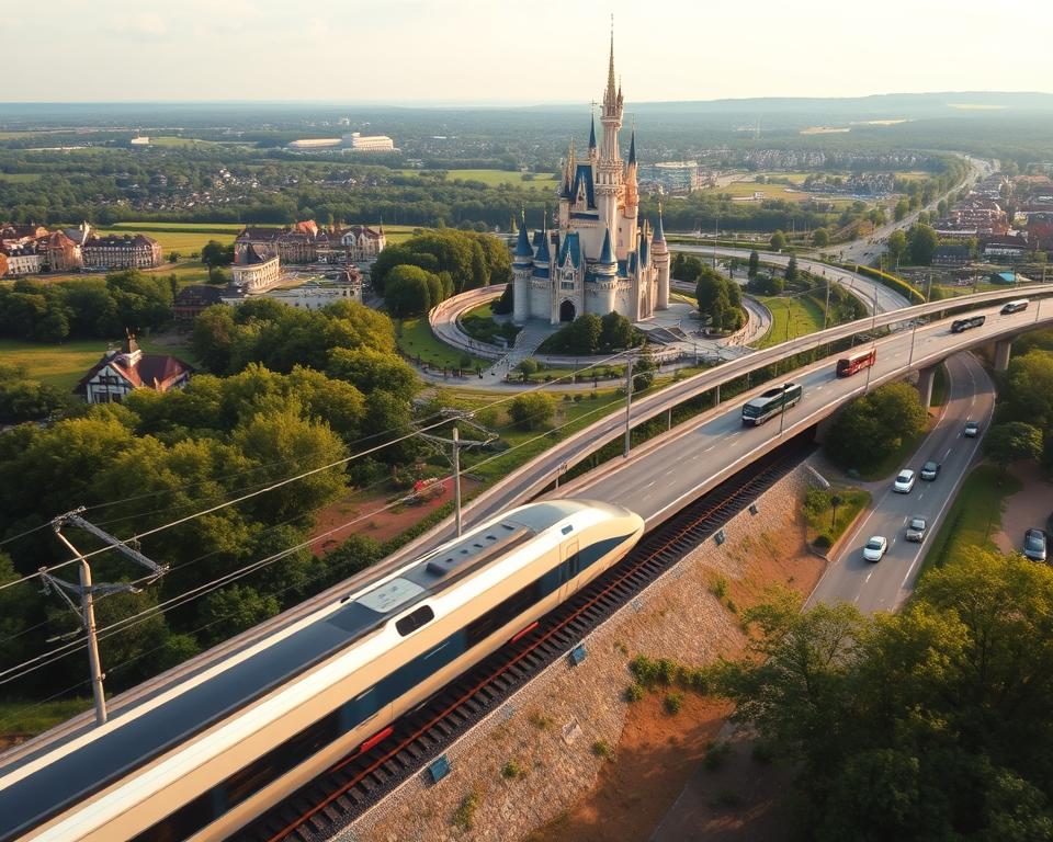 Disneyland Paris Verkehrsanbindung