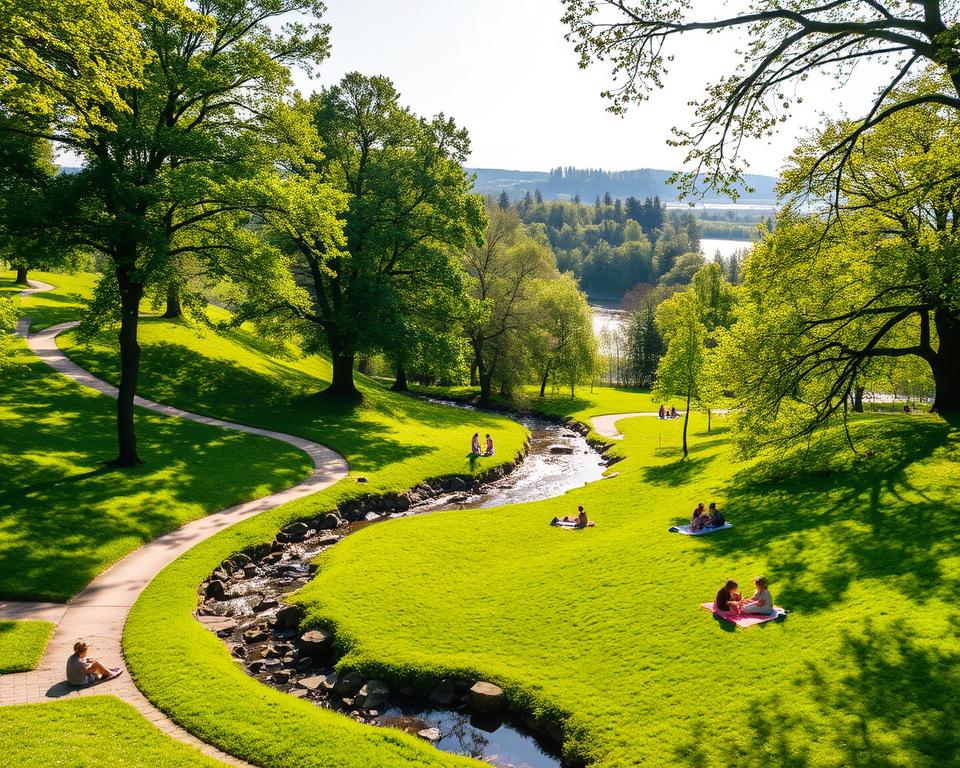 Donaupark Linz Erholungsgebiet