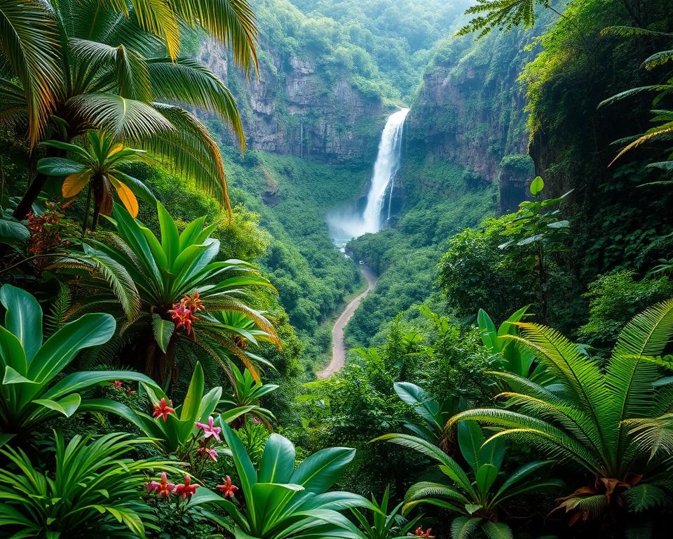 Endemische Arten Mauritius im Black River Gorges Nationalpark