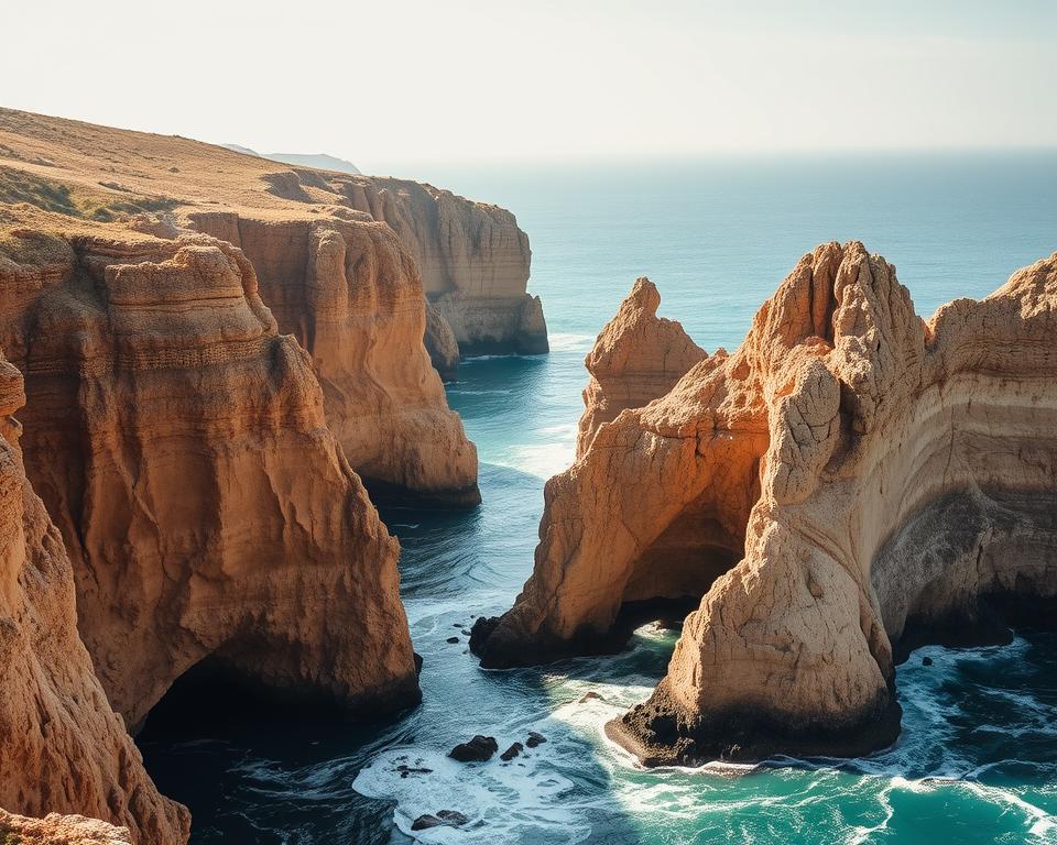 Felsenformationen Algarve