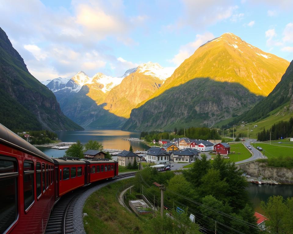 Flåmbahn in Norwegen Landschaft