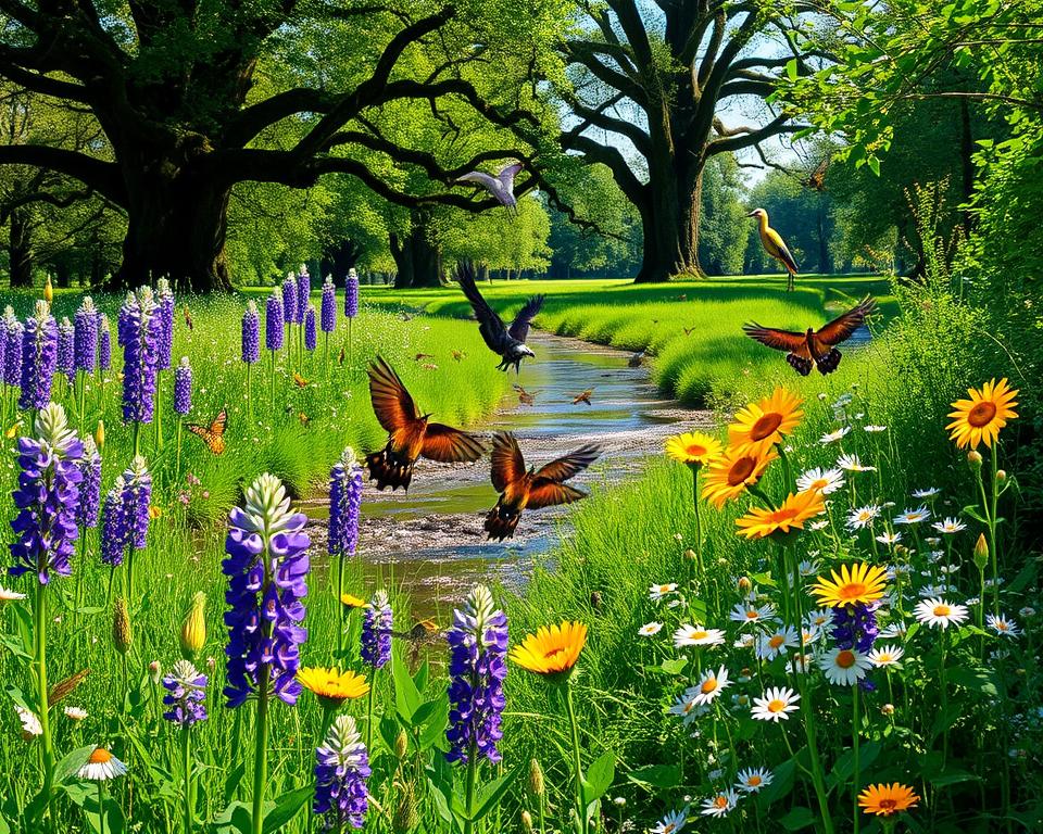 Flora und Fauna im De Hope Nature Reserve