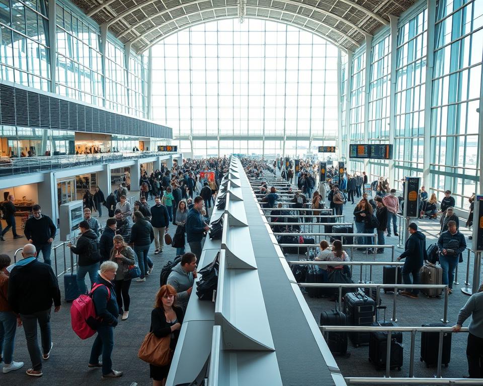 Flughafen Check-in Prozess