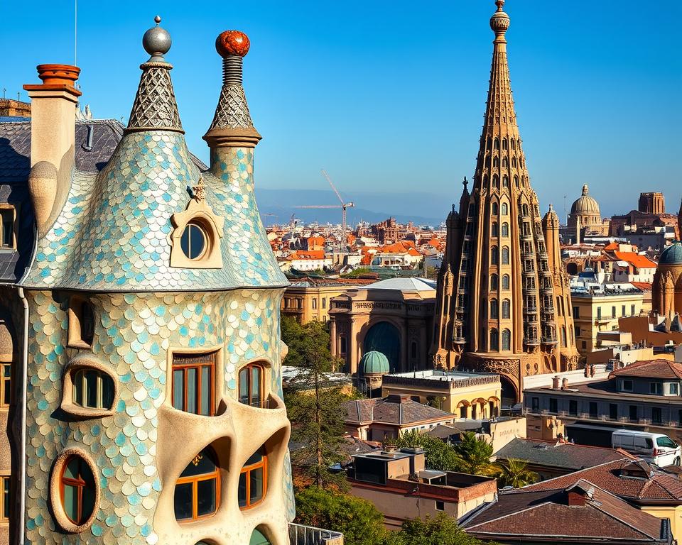 Gaudí Häuser Barcelona Casa Batlló und Casa Milà