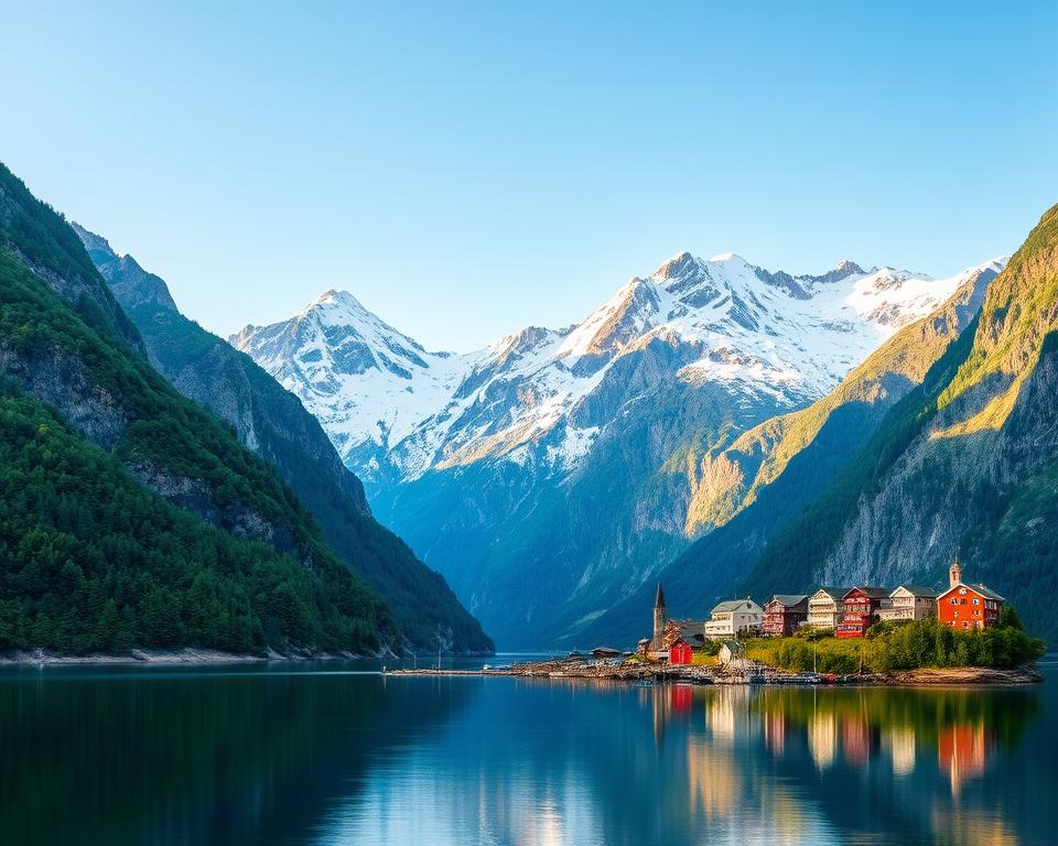 Geirangerfjord Landschaft