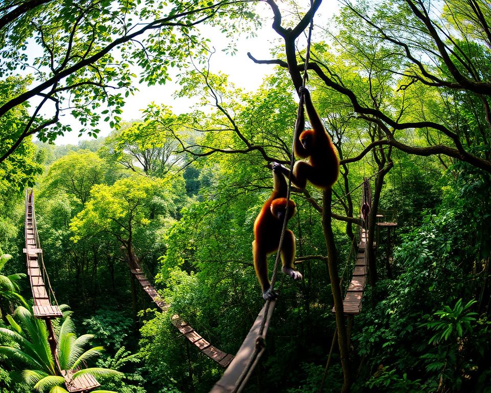 Gibbon Experience Ökotourismus Konzept