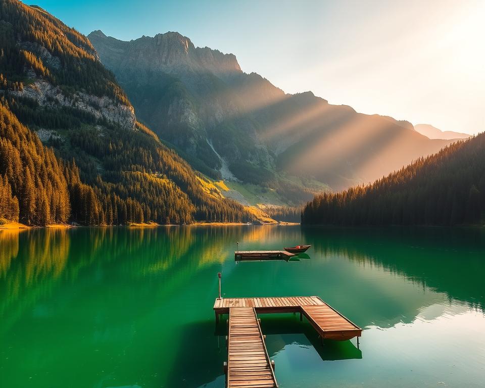 Grüner See Entstehung