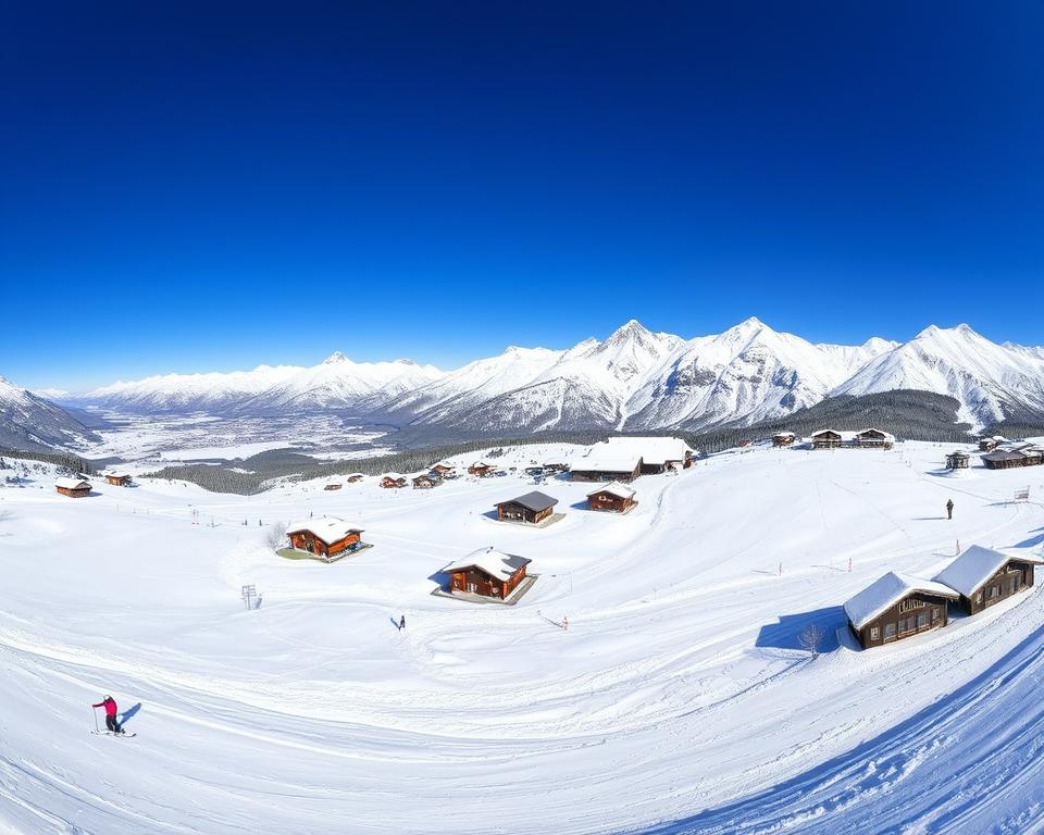 Hemsedal Skigebiet Panorama
