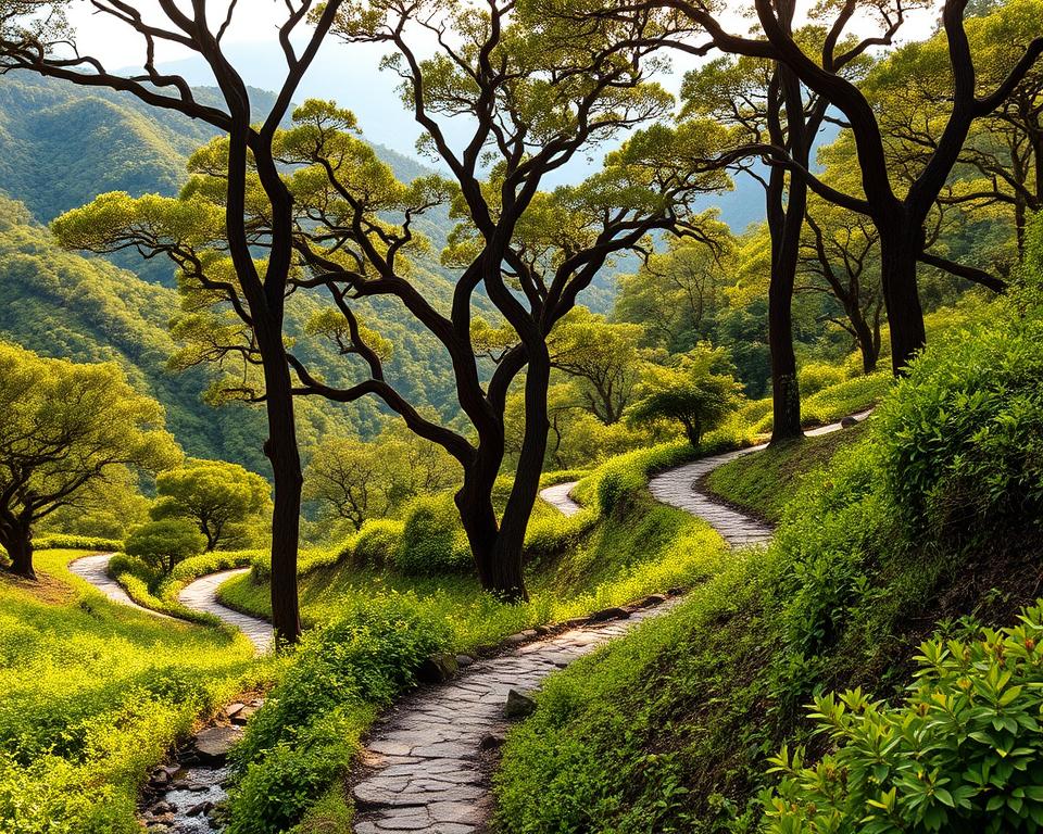 Historische Levada auf Madeira