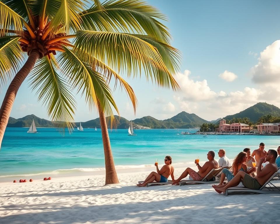 Hochsaison Bahamas Winter Reise