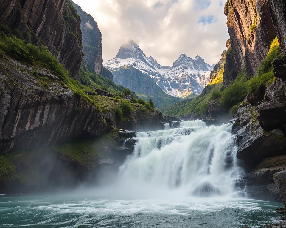 Höhe Sieben Schwestern Wasserfälle