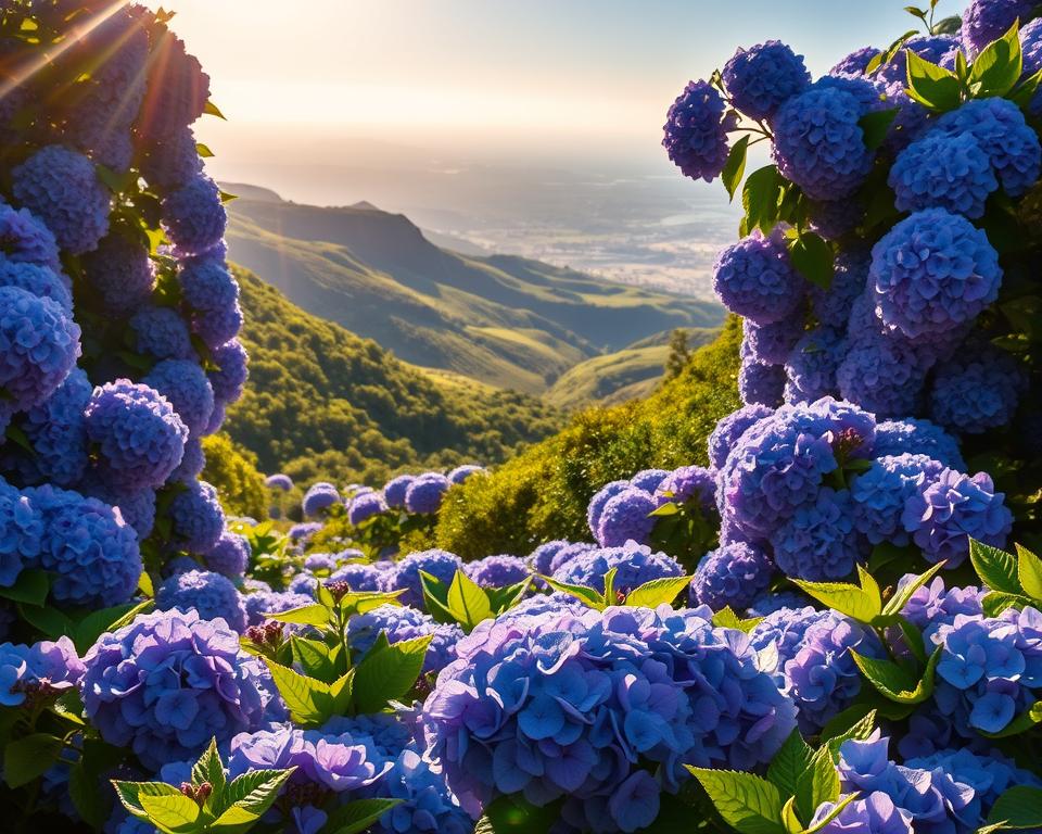 Hortensien auf Madeira