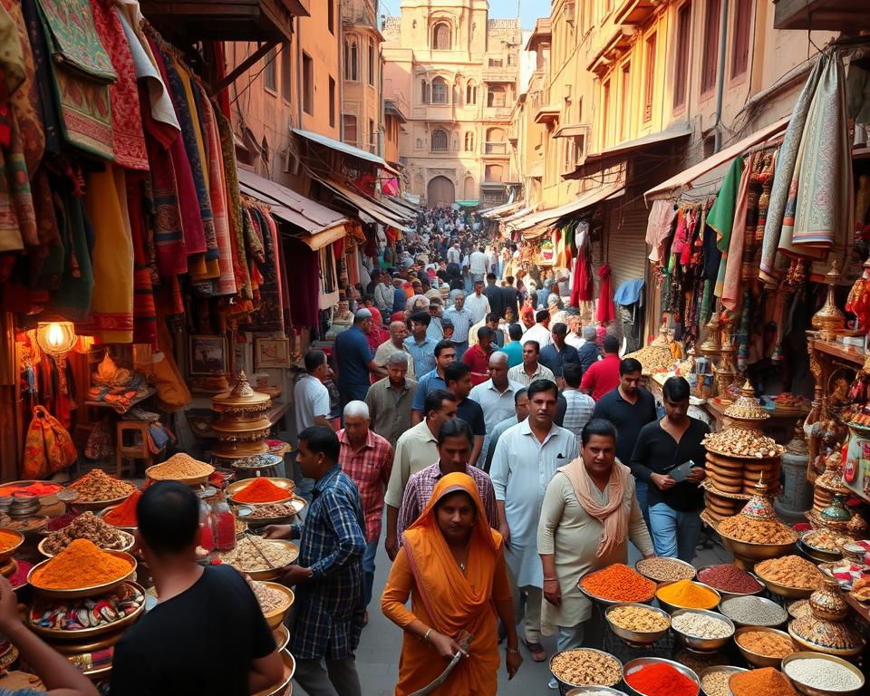 Jaipur Basare Einkaufserlebnis