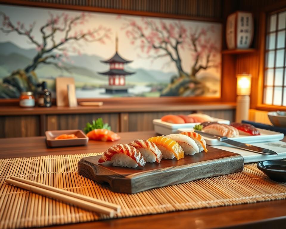 Japanische Küche Sushi Washoku