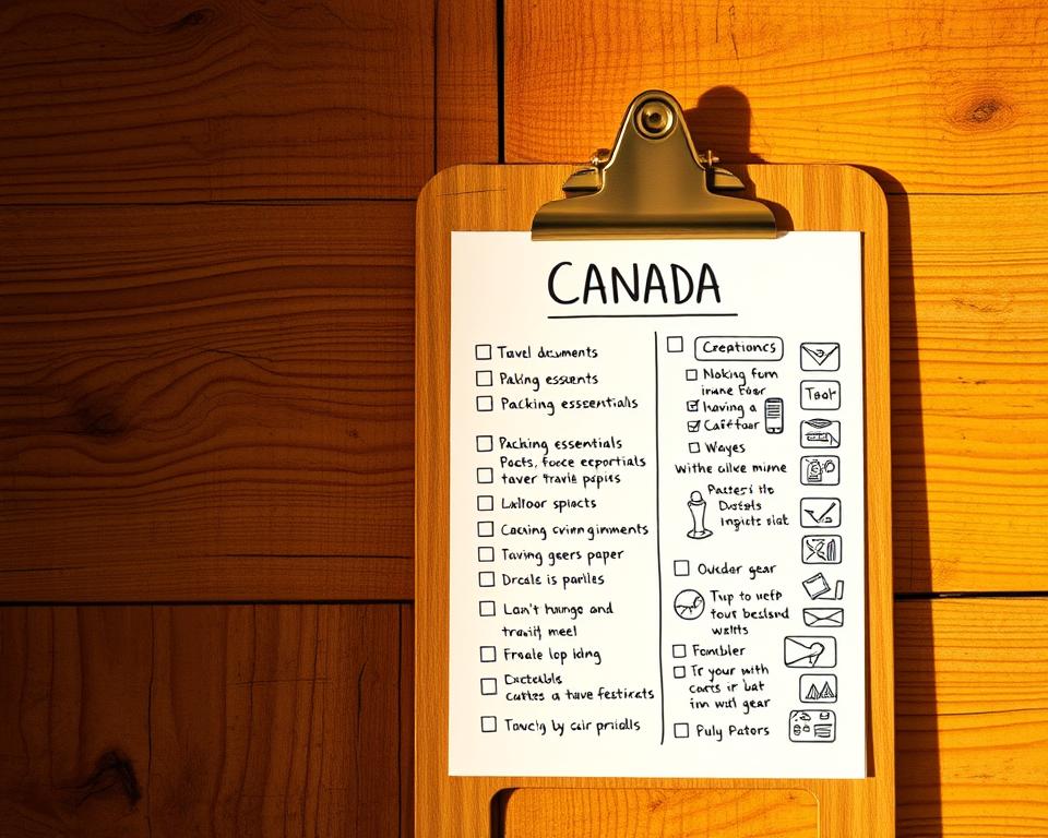 Kanada Reisevorbereitungen Checkliste
