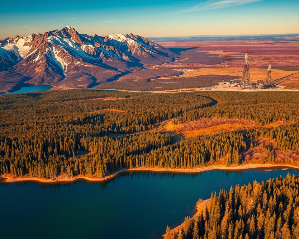 Kanadische Naturressourcen Landschaftsansicht