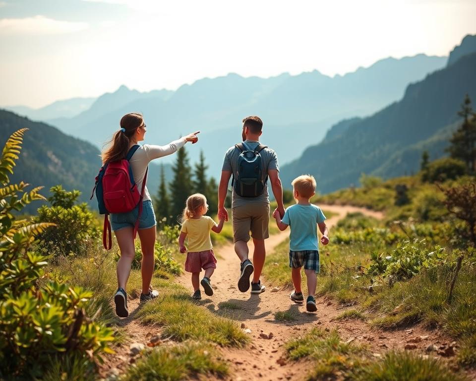 Kindersicherheit beim Wandern