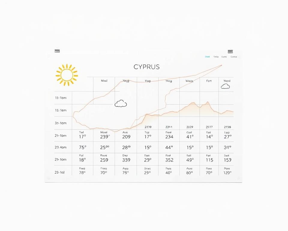 Klimatabelle Zypern