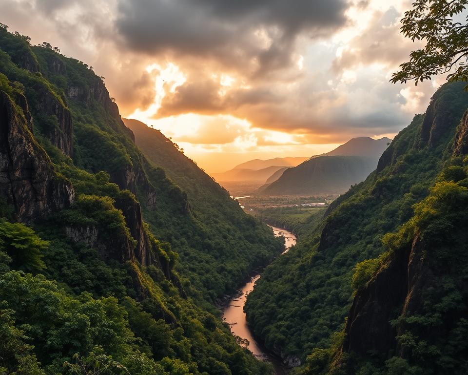 Klimazonen Black River Gorges Nationalpark