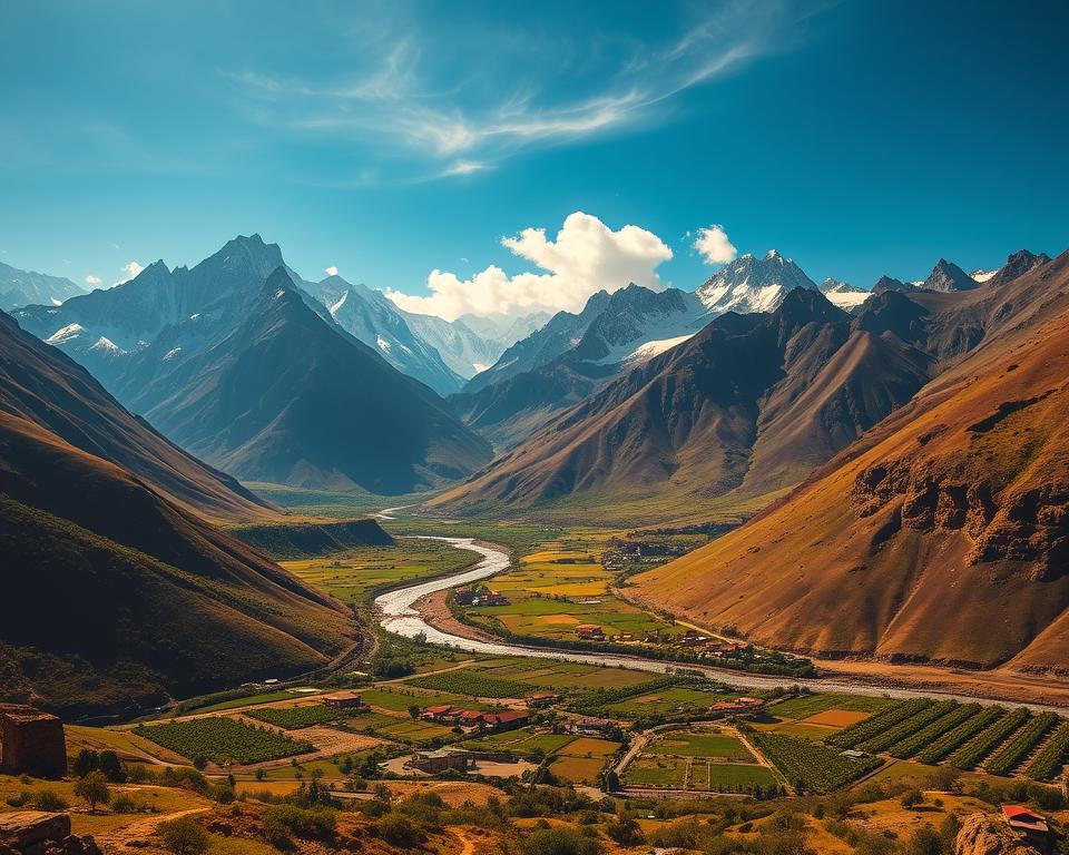 Landschaft von Nordwestpakistan