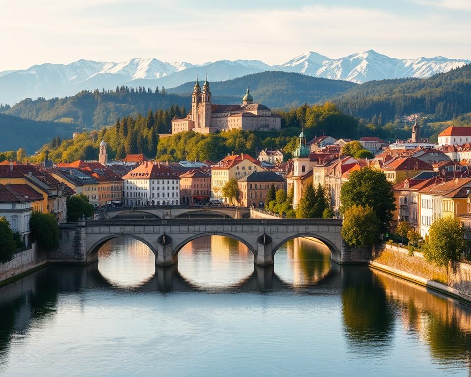 Ljubljana Stadtpanorama