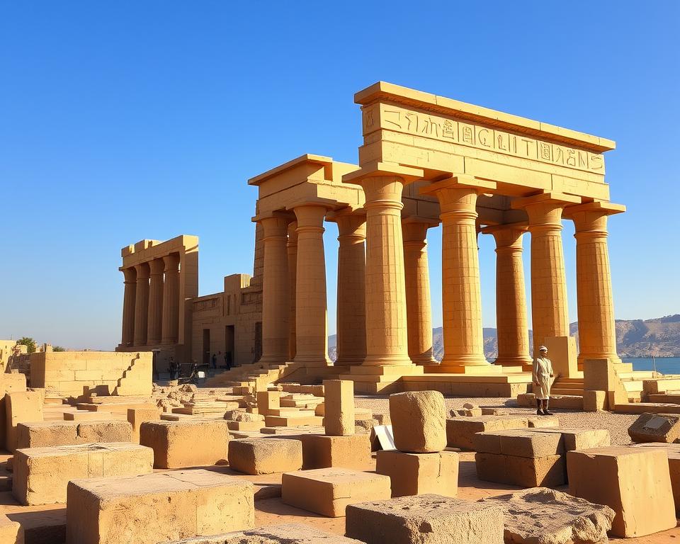 Luxor Tempel Restaurierung
