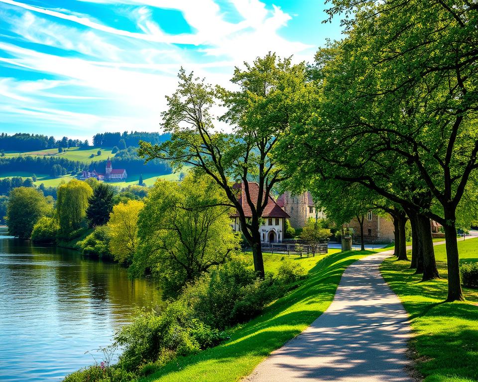 Main-Ufer Landschaft Viereth Trunstadt