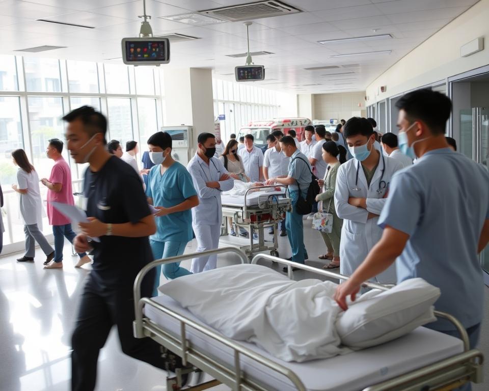 Medizinische Notfallversorgung in Singapur