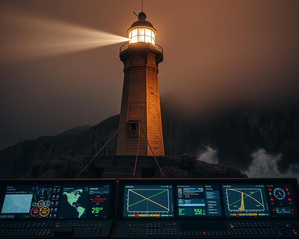 Moderne Leuchtturmtechnologie Lindesnes Fyr