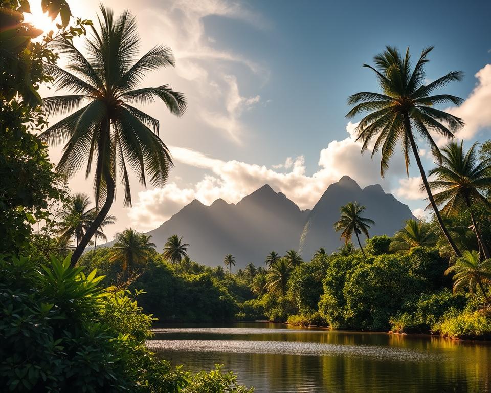Naturparadies Montserrat Landschaft