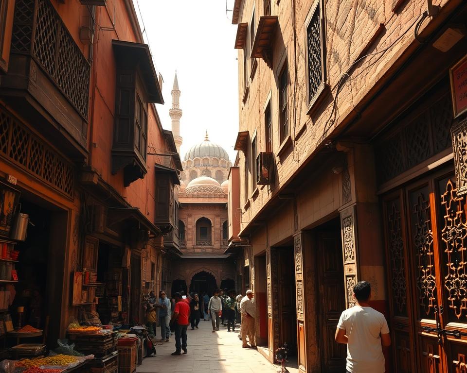 New Delhi verborgene Tempel und Märkte