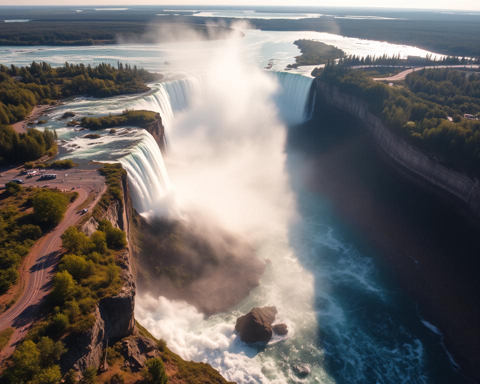 Niagara Wasserfälle Dimensionen