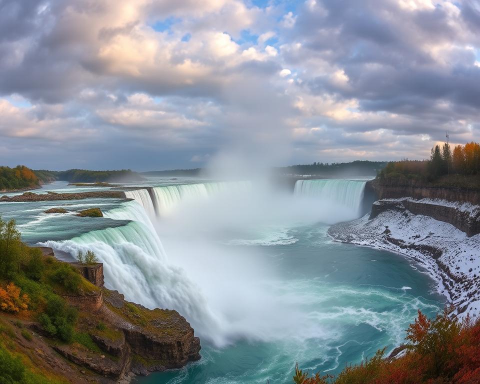Niagara Wasserfälle Jahreszeiten