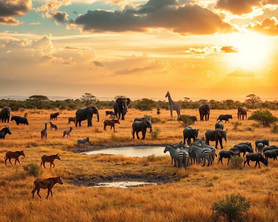 Ostafrika Safari Wildtierbeobachtung