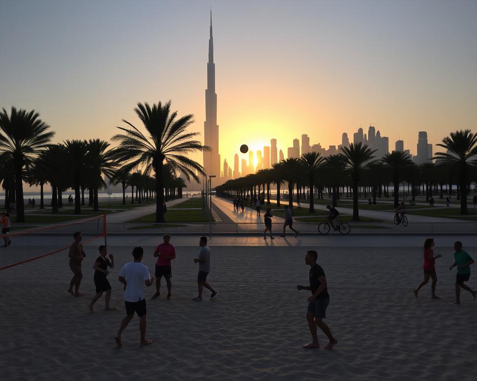 Outdoor-Aktivitäten Dubai Tageszeiten