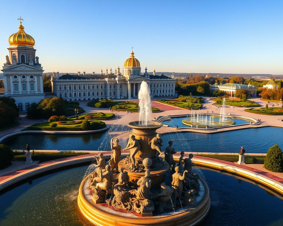 Peterhof Palast Gartenanlage