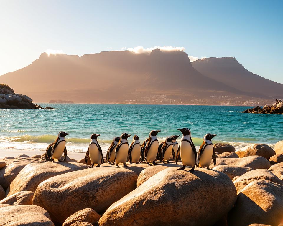 Pinguine an Boulders Beach Kapstadt