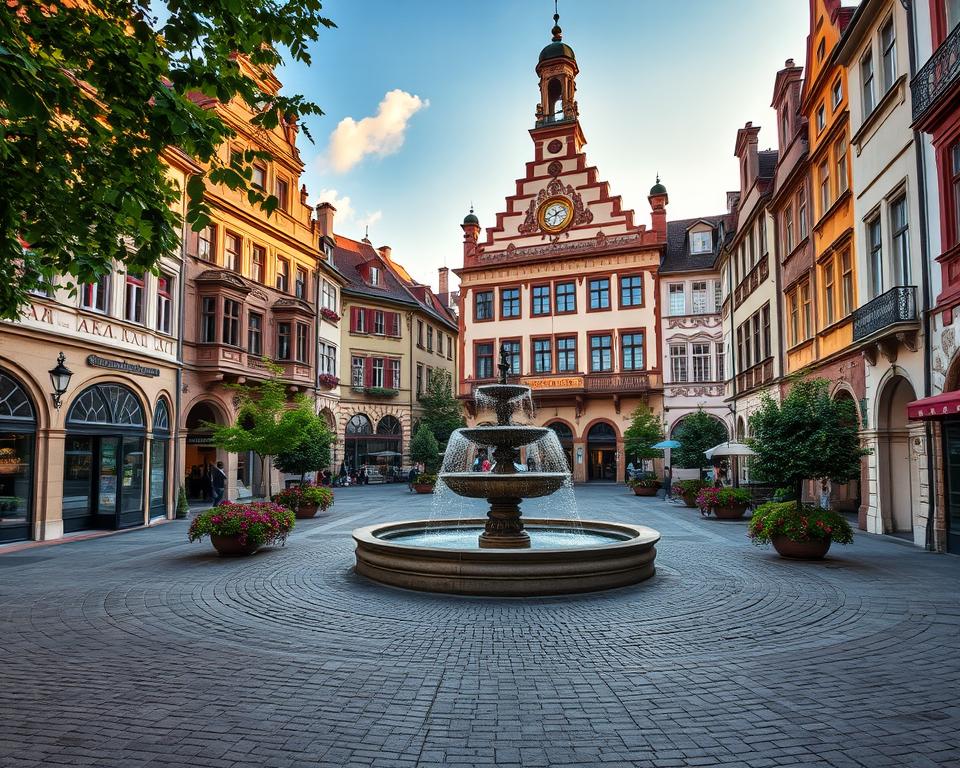Pirna Marktplatz historische Architektur