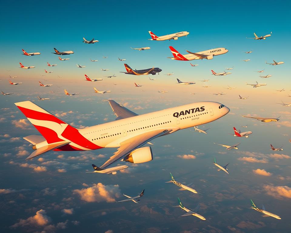 Qantas Flugzeugflotte Modernisierung