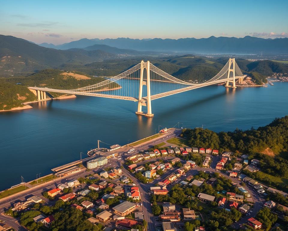 Rio Andirrio Brücke Regionalentwicklung