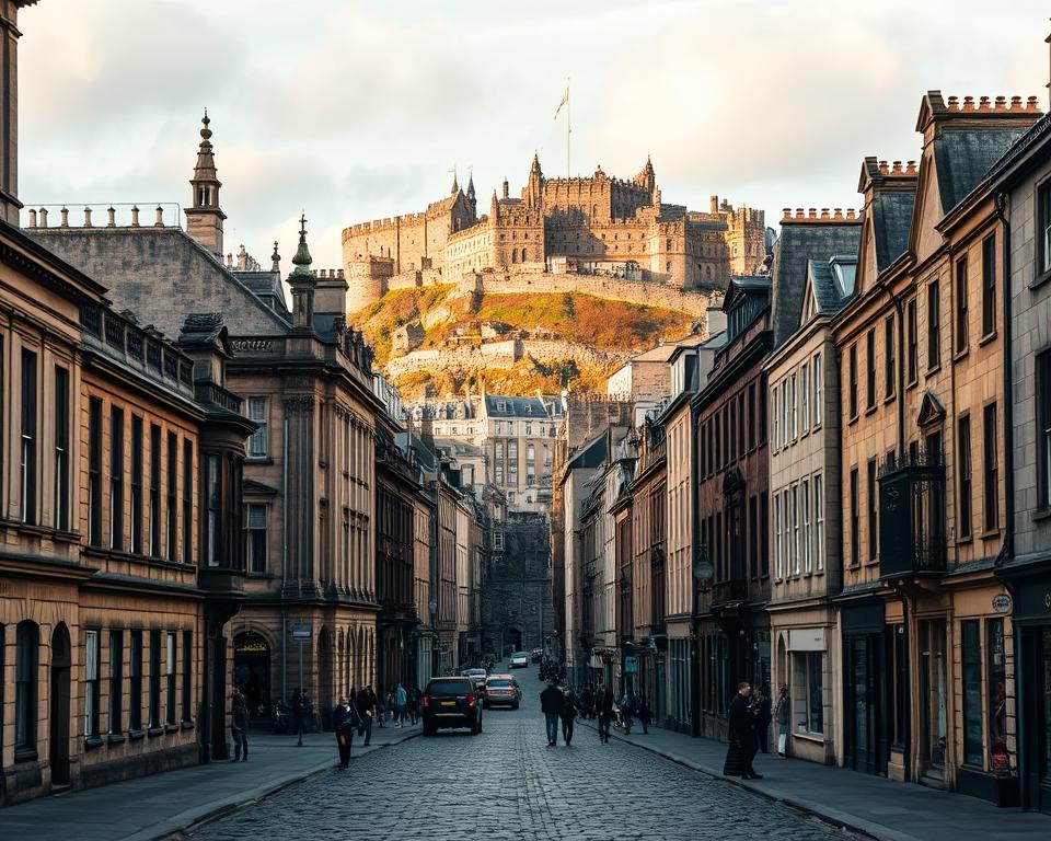 Royal Mile Edinburgh Historische Gebäude