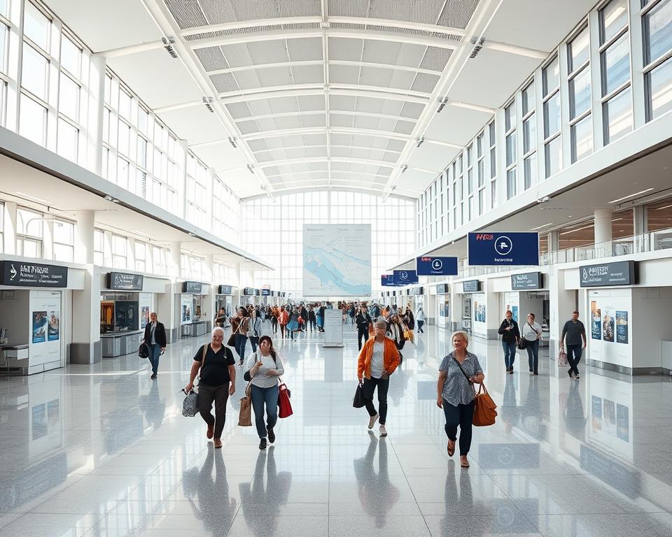 Salzburg Airport Terminal Orientierung