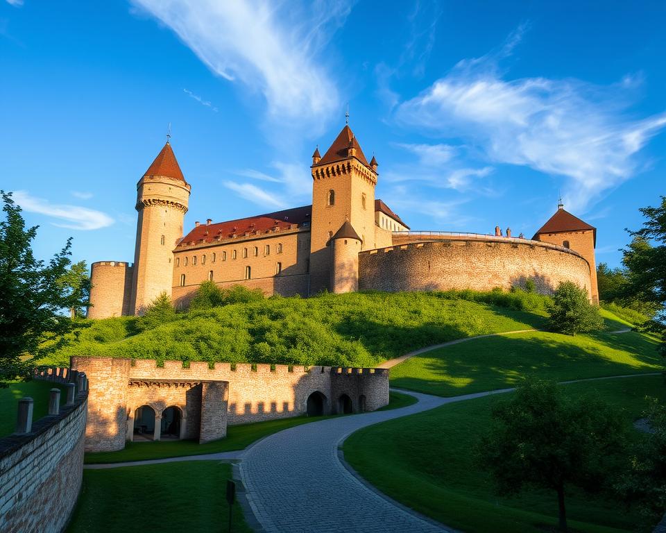 Schloss Bourscheid mittelalterliche Festung