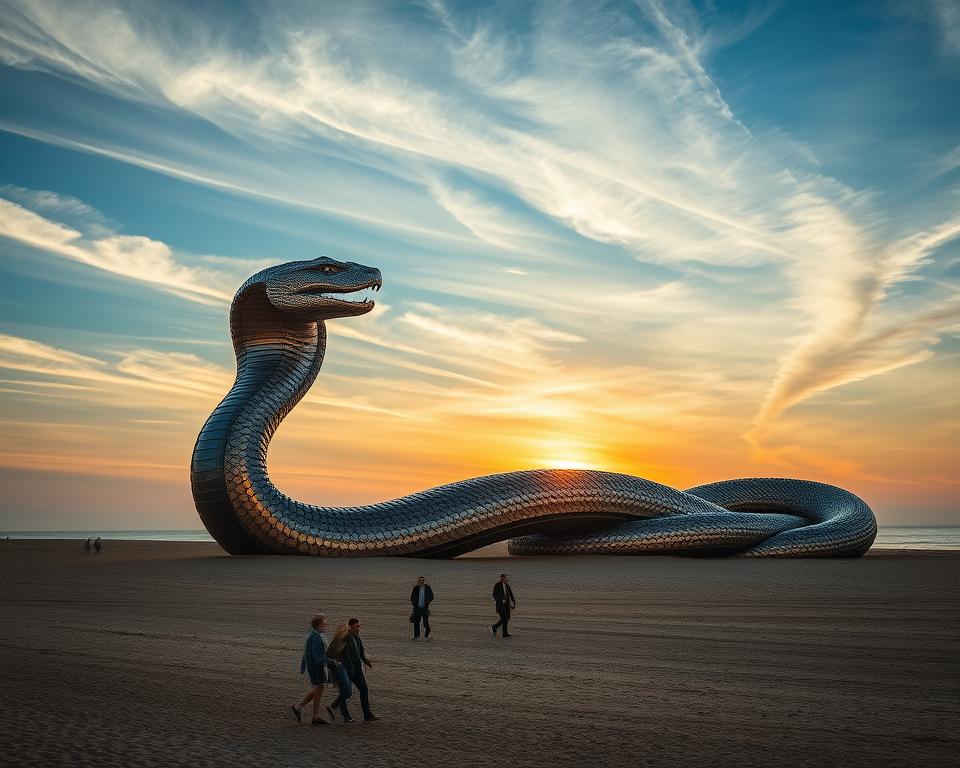 Serpent d'Océan Kunstinstallation