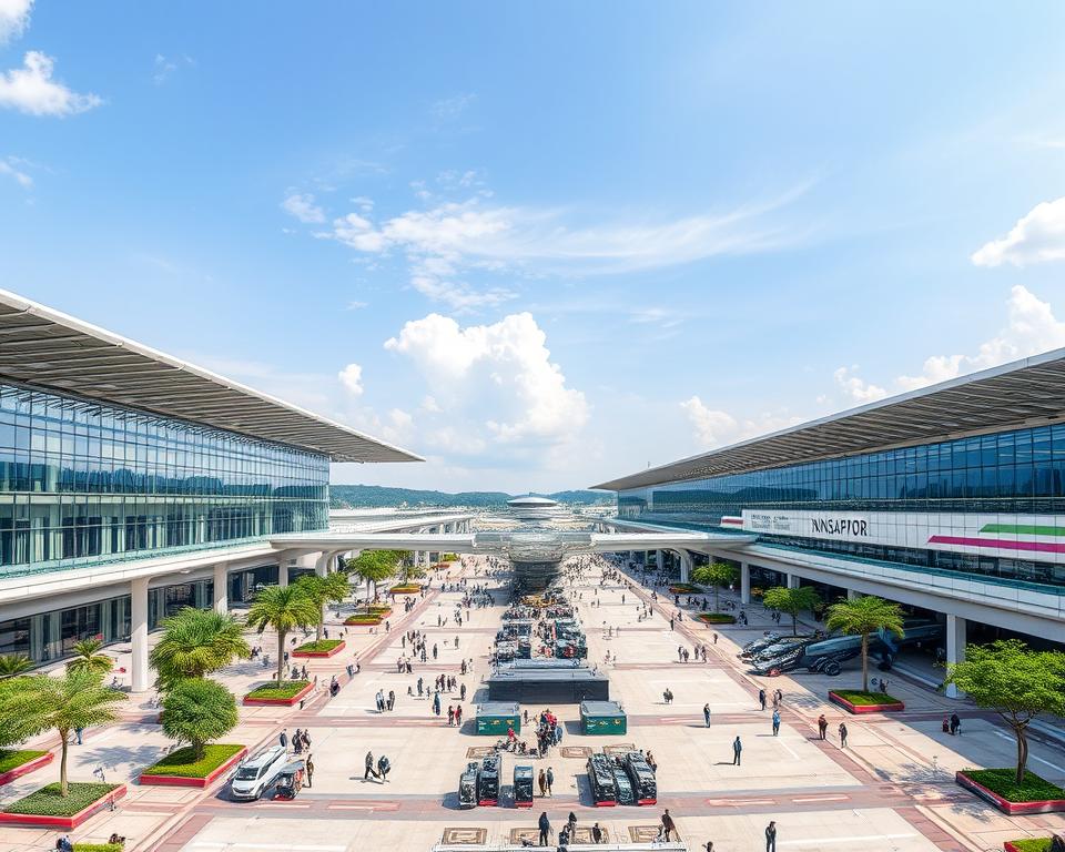 Singapur Flughafen globaler Luftfahrt-Hub