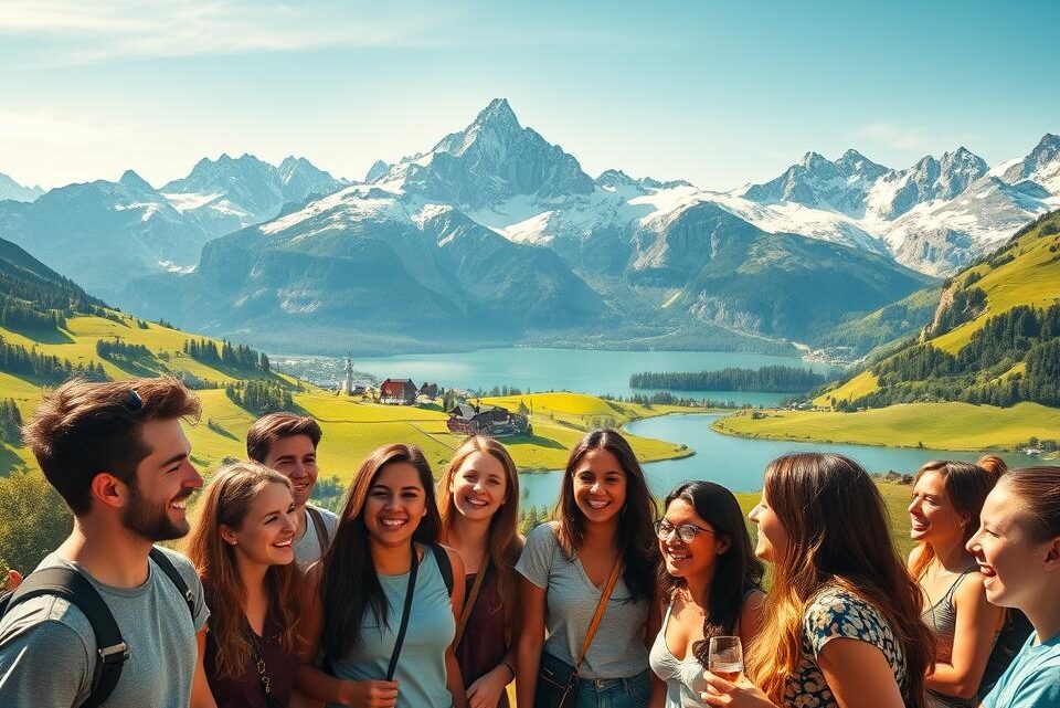 Sommerferien in der Schweiz eine Sprache lernen