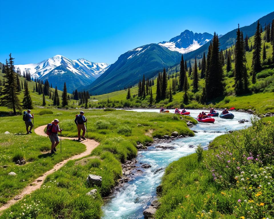 Sommersportarten im Revelstoke National Park
