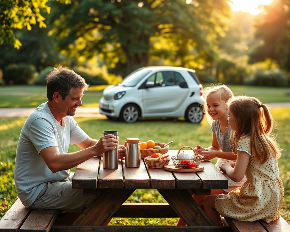 Sparen im Familienurlaub