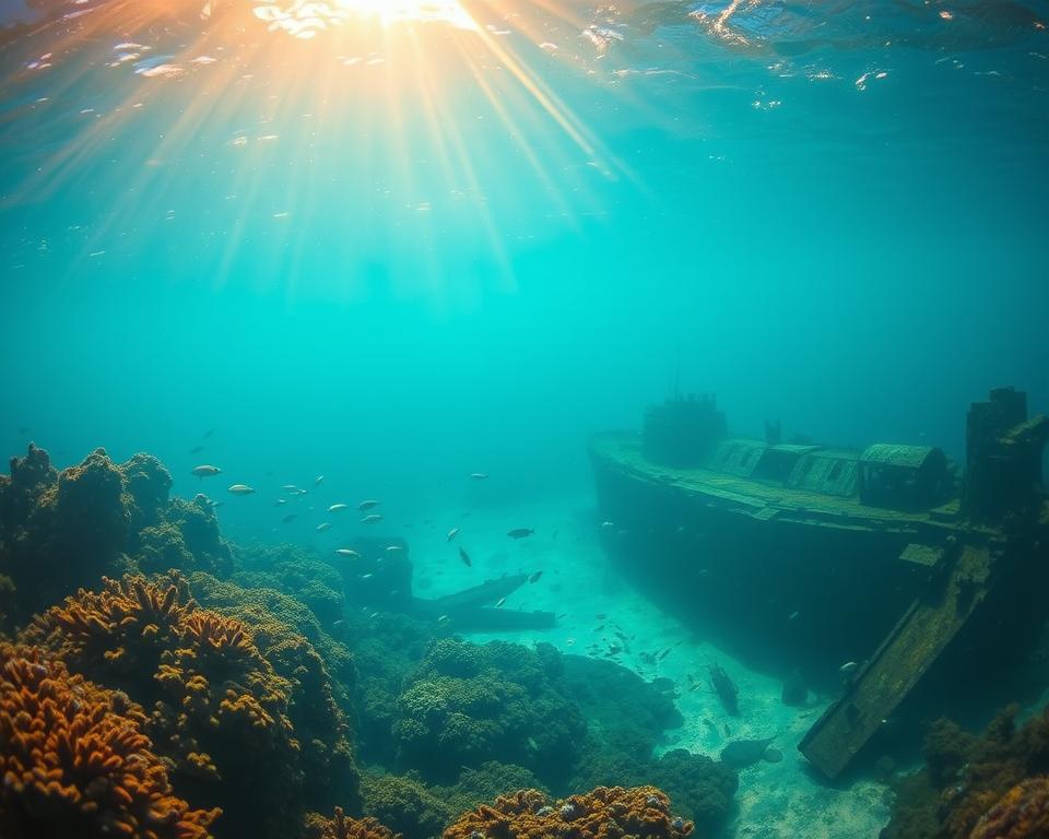 Tauchen am Bikini-Atoll Schiffswracks