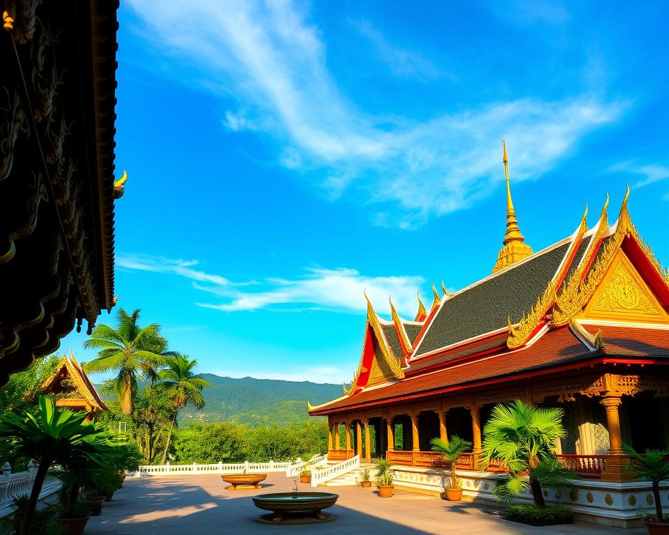 Traditionelle Lampang Tempel